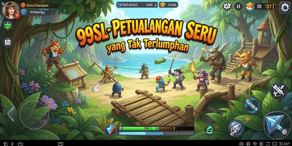 Gameplay 99SL yang penuh aksi dan petualangan mendebarkan.