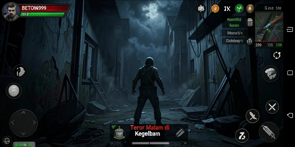 Gameplay menegangkan di dunia Horror yang mencekam.
