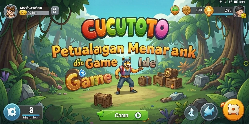 Gameplay CUCUTOTO yang seru dan menarik dalam gaya Idle.