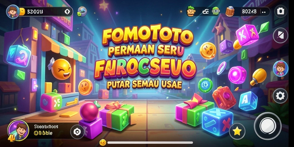 Gameplay FOMOTOTO yang seru dan penuh tantangan.
