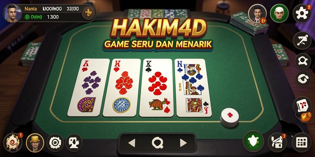 Tampilan gameplay HAKIM4D yang seru dan interaktif.