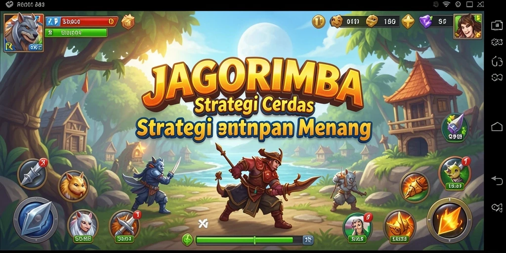 Tampilan menarik gameplay JAGORIMBA dengan strategi mendalam.
