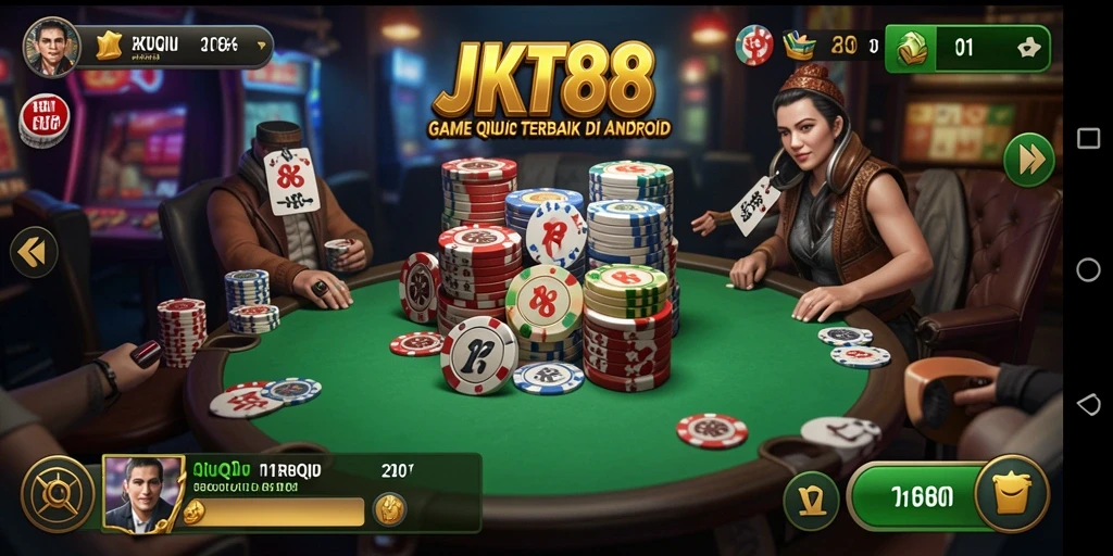 Tampilan gameplay QiuQiu yang menegangkan di JKT88.