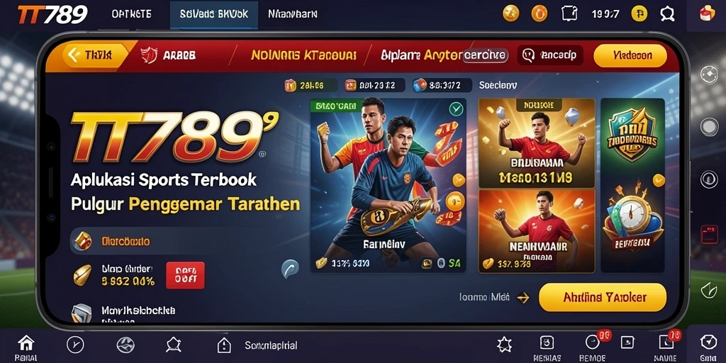 Screenshot utama TT789 menampilkan taruhan langsung pada berbagai olahraga.
