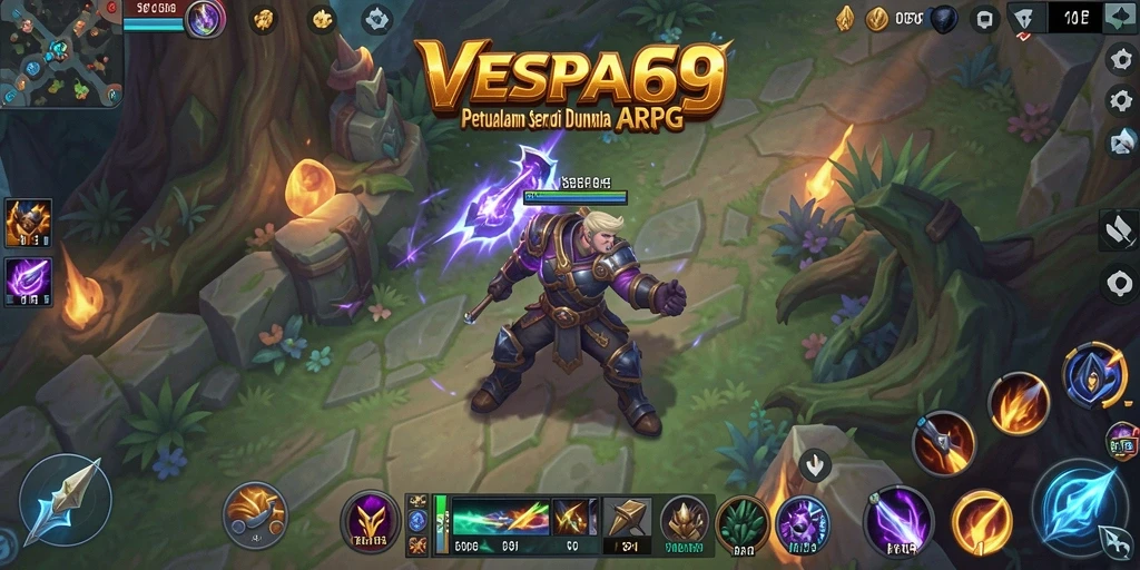 Tampilan gameplay seru dan petualangan epik dalam VESPA69.